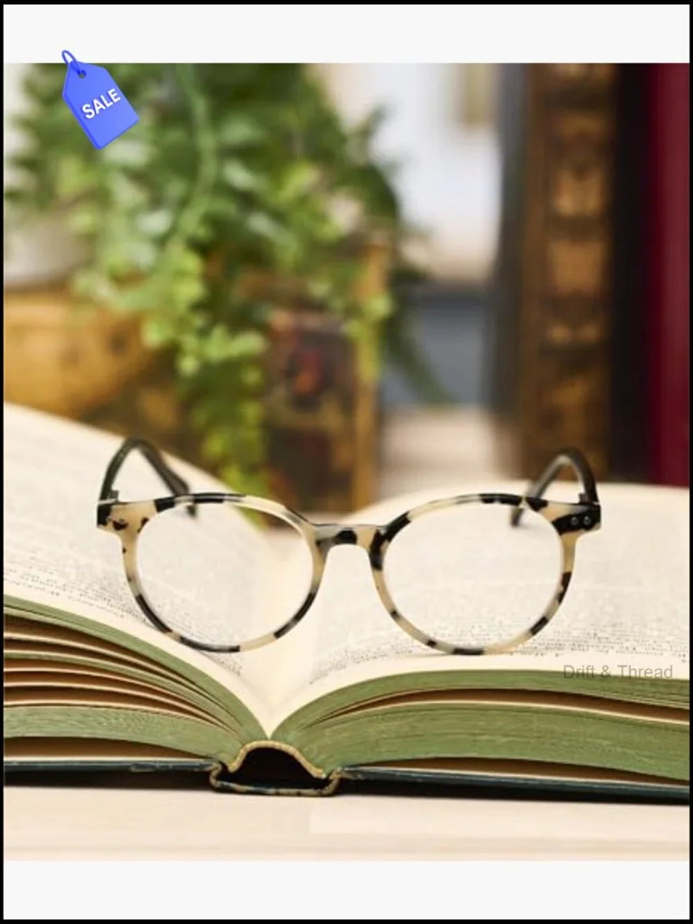 Premium Round Reading Glasses - Acetate Frame - Scratch Resistant